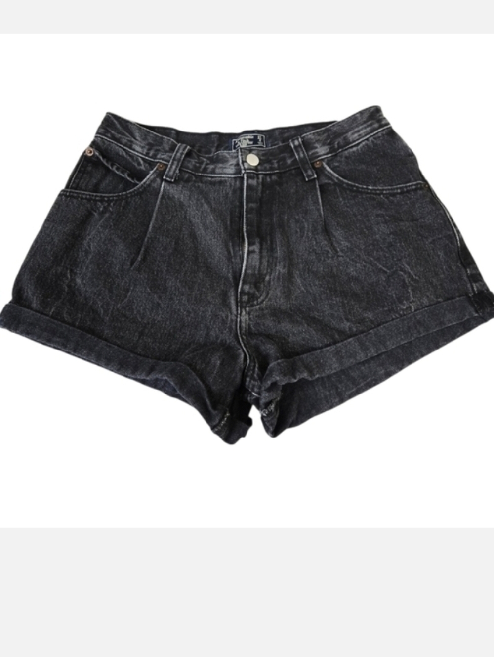 Abercrombie & Fitch Annie High Rise Short Size 27 Black